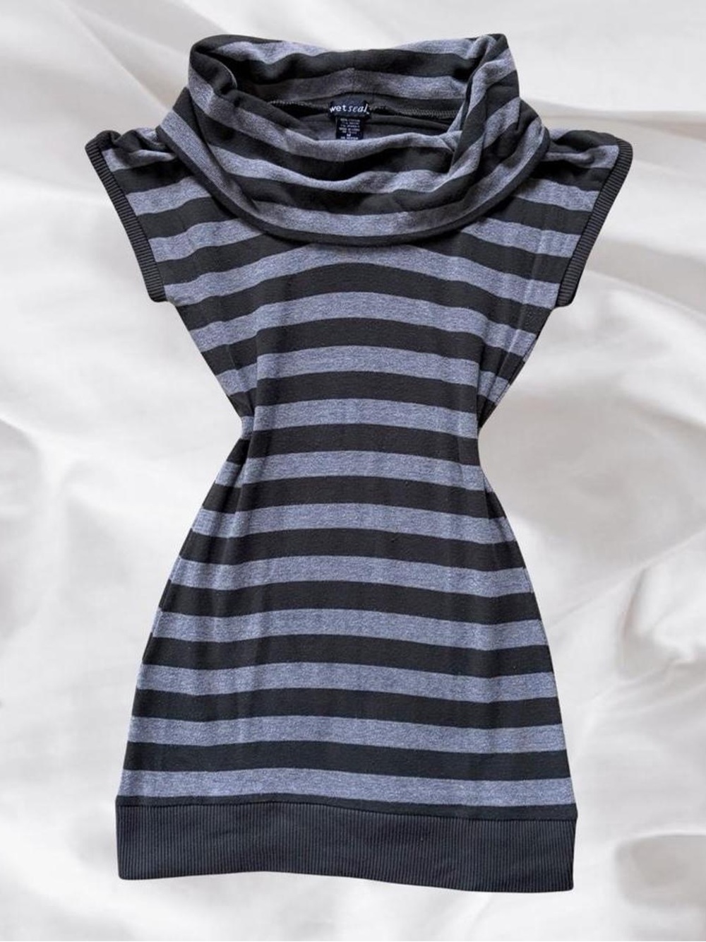 Y2K Striped Sweater Dress